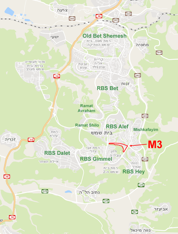 Bet Shemesh Map